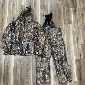Cabela’s Insulated Dry-Plus AP RealTree Camo Coat and Bibs Set, XL